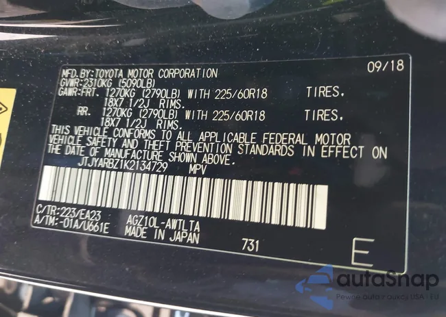 JTJYARBZ1K2134729: 44278972