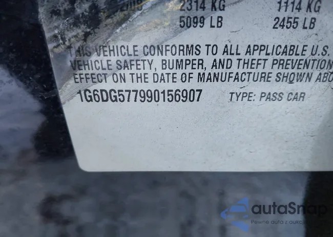 1G6DG577990156907: 44280071
