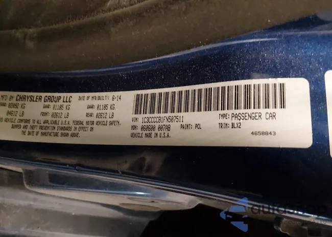 1C3CCCCB1FN507511: 44280101