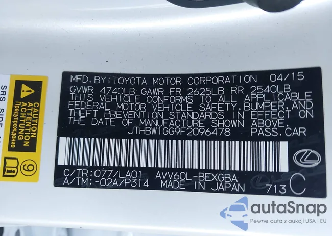 JTHBW1GG9F2096478: 44280153