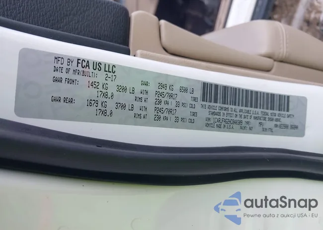 1C4RJFAG2HC840309: 44280440