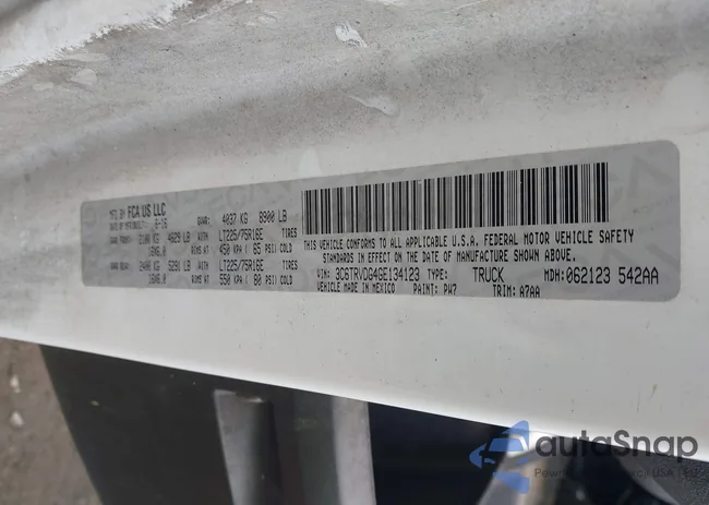 3C6TRVDG4GE134123: 44280464