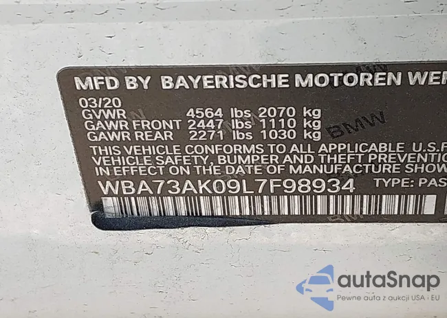 WBA73AK09L7F98934: 44280554