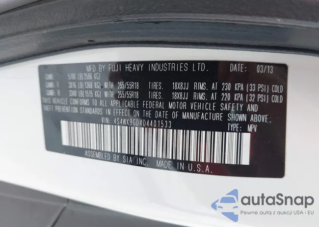 4S4WX9GD4D4401533: 44280633