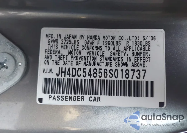 JH4DC54856S018737: 44280638