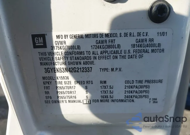 3GYEK63N42G212337: 44279775