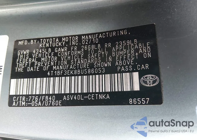 4T1BF3EK8BU586053: 44279834