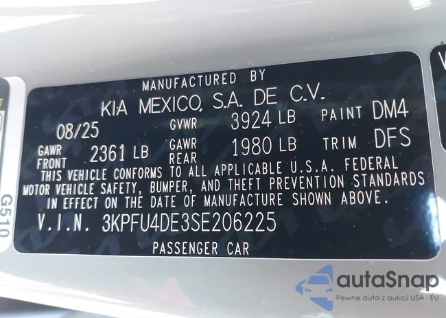 3KPFU4DE3SE206255: 44279965