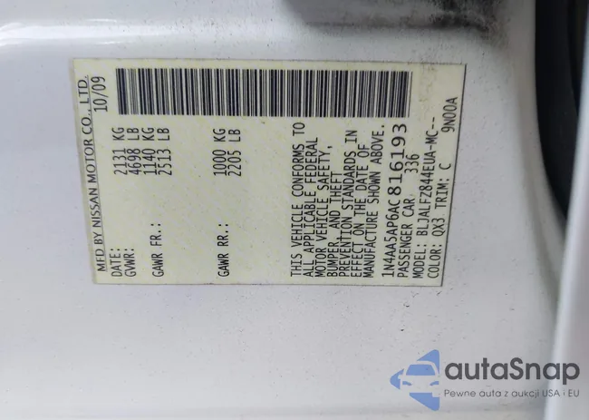 1N4AA5AP6AC816193: 44281114