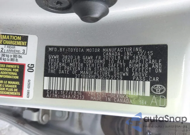 2T1BURHE3GC572729: 44281136