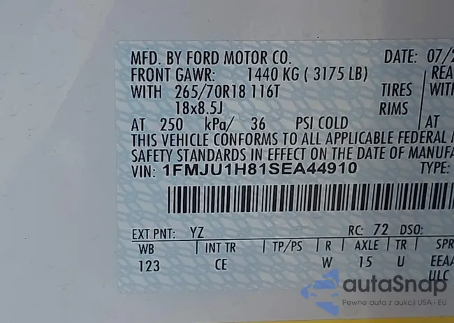 1FMJU1H81SEA44910: 44281470