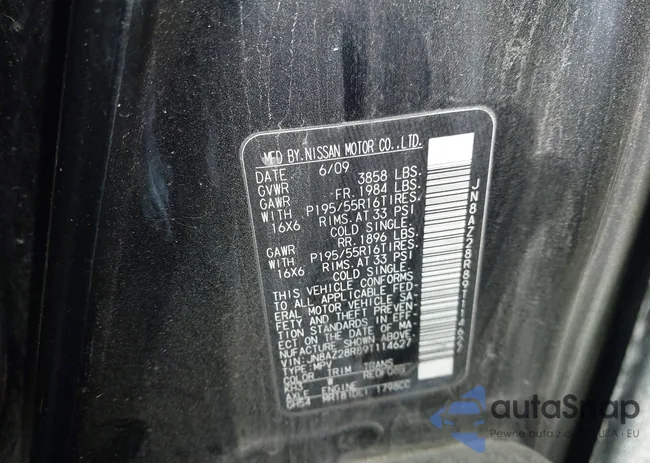 JN8AZ28R89T114627: 44281475