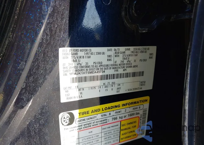 1FMJK1HT5MEA45734: 44281661