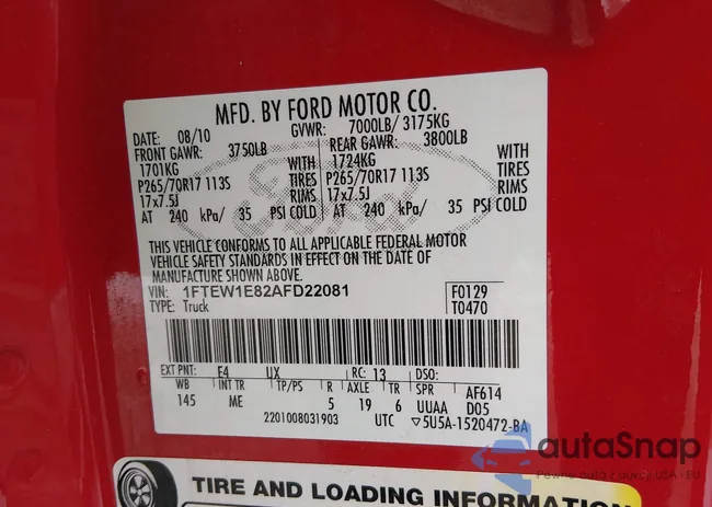 1FTEW1E82AFD22081: 44280708