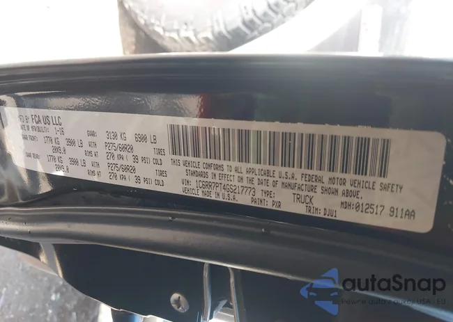 1C6RR7PT4GS217773: 44280764