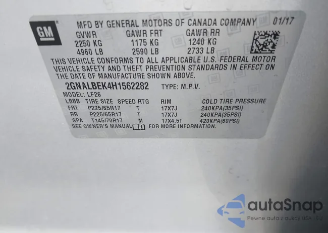 2GNALBEK4H1562282: 44280904