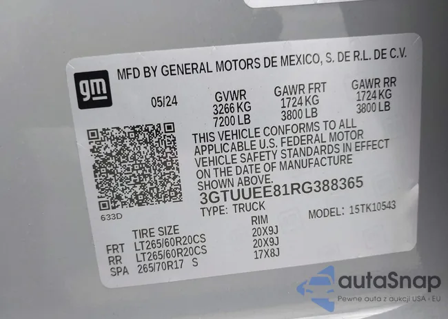 3GTUUEE81RG388365: 44282447