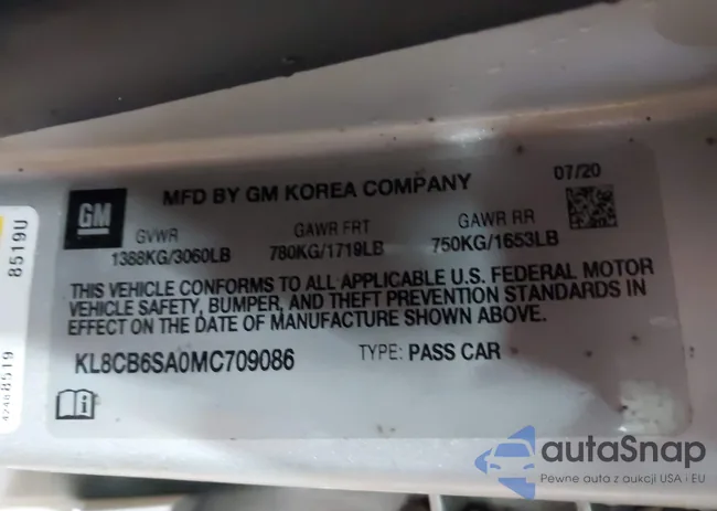 KL8CB6SA0MC709086: 44282510