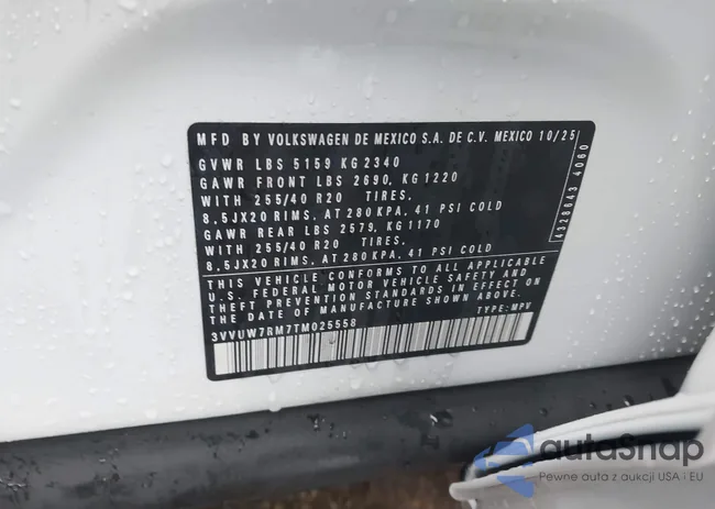 3VVUW7RM7TM025558: 44282611