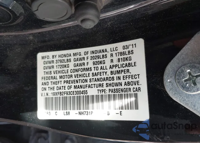 19XFB2F93CE300455: 44282615