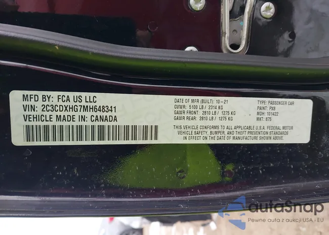 2C3CDXHG7MH648341: 44281949