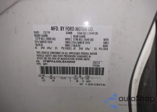 2FMPK4J90LBA49646: 44281985