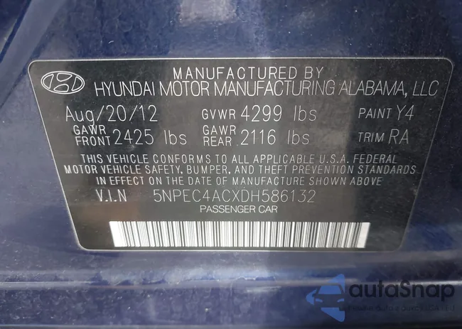 5NPEC4ACXDH586132: 44283085