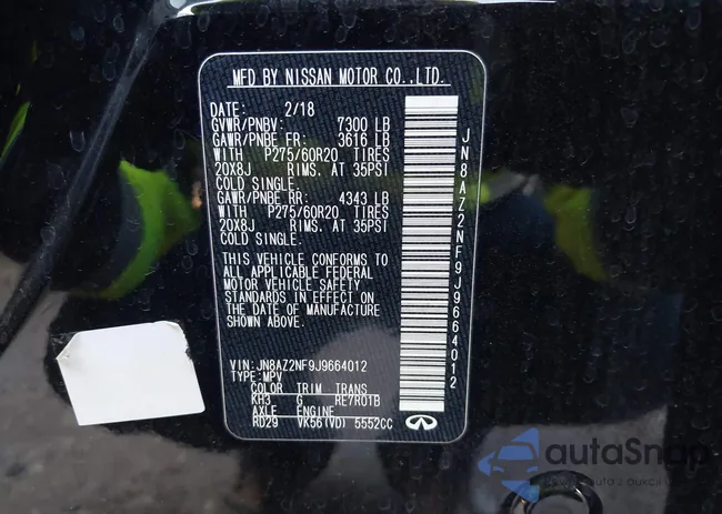 JN8AZ2NF9J9664012: 44283439