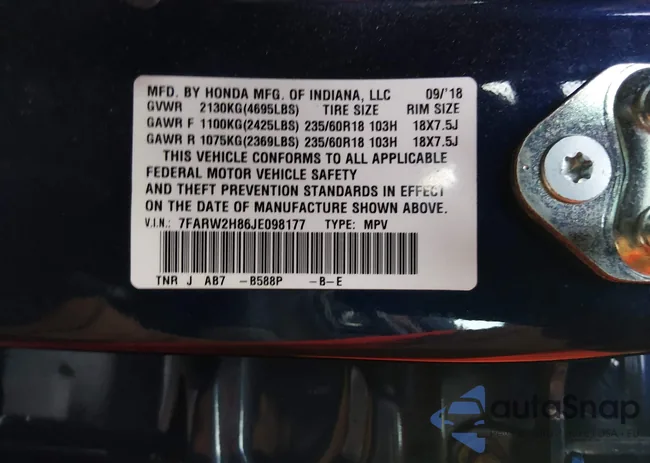 7FARW2H86JE098177: 44283453