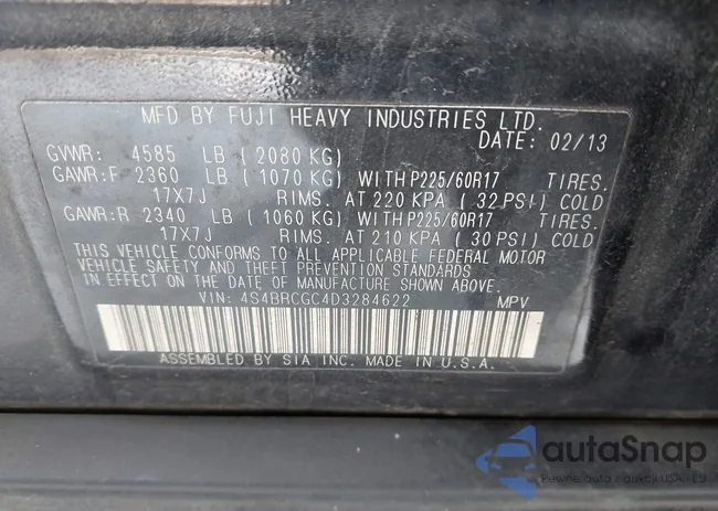 4S4BRCGC4D3284622: 44283585