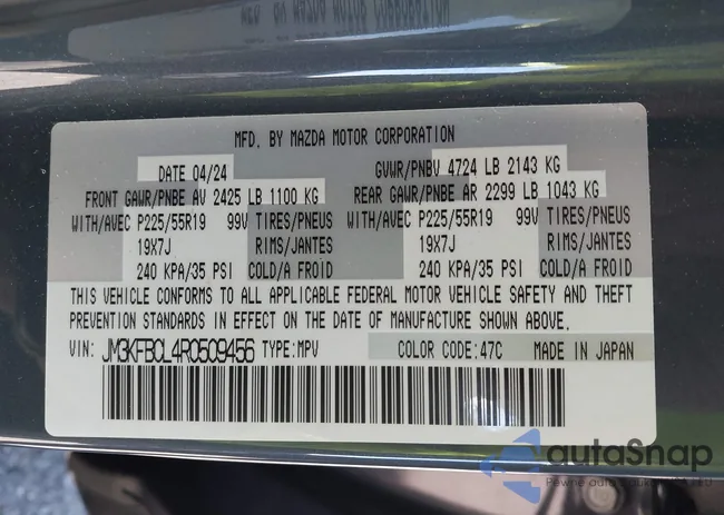 JM3KFBCL4R0509456: 44283646