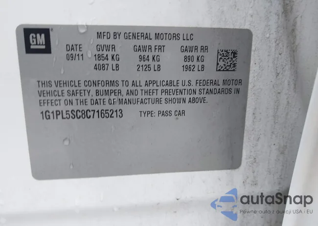 1G1PL5SC8C7165213: 44282704