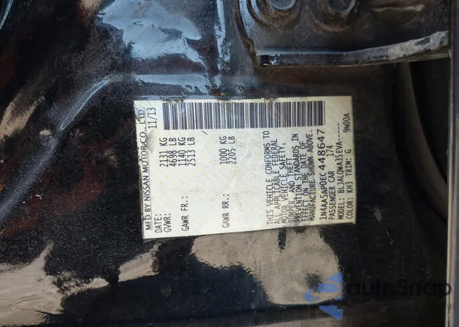 1N4AA5AP0EC448647: 44282742