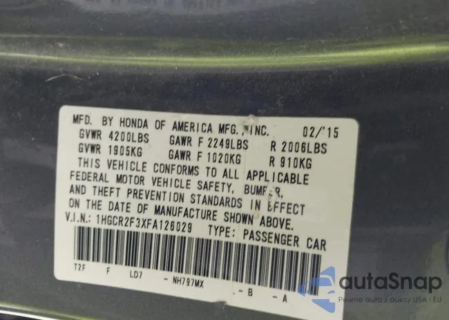 1HGCR2F3XFA126029: 44282811