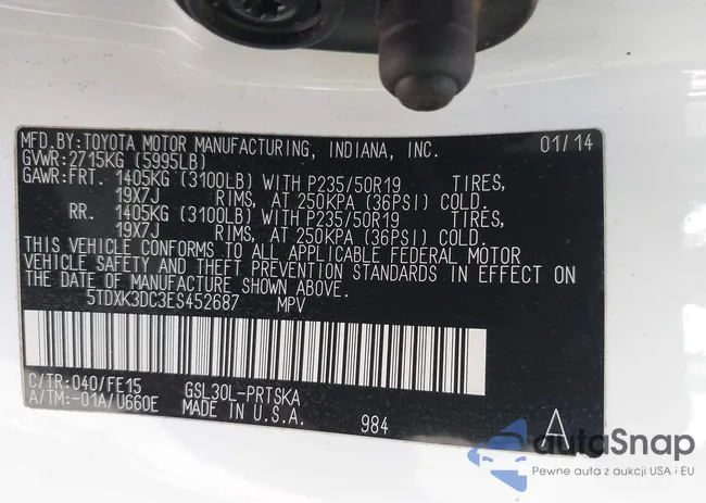 5TDXK3DC3ES452687: 44282917