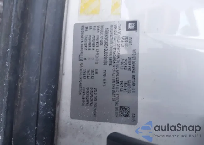 1GNKVGKD1DJ220404: 44284074