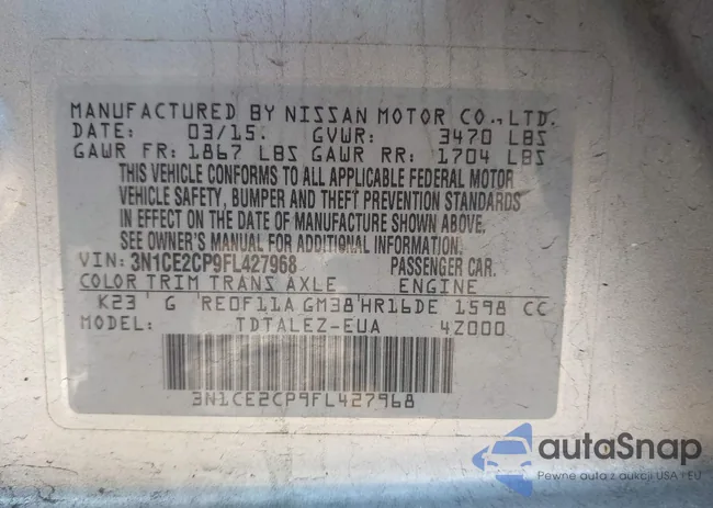 3N1CE2CP9FL427968: 44284094