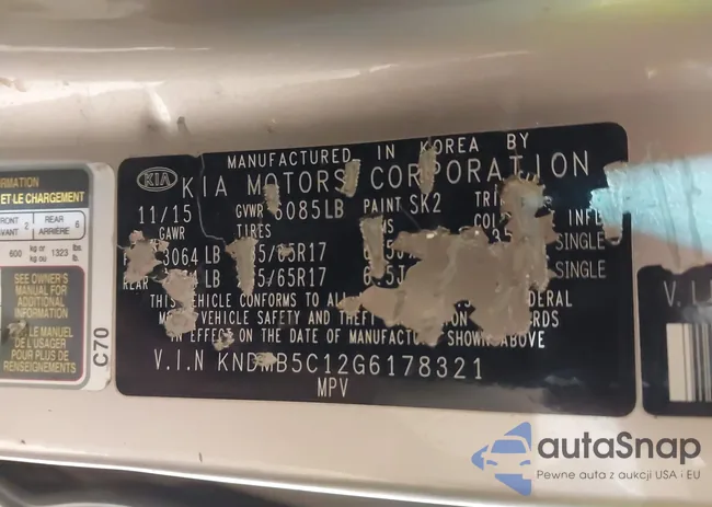 KNDMB5C12G6178321: 44284318