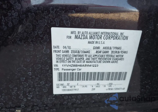 1YVHZ8BH8A5M41223: 44284491