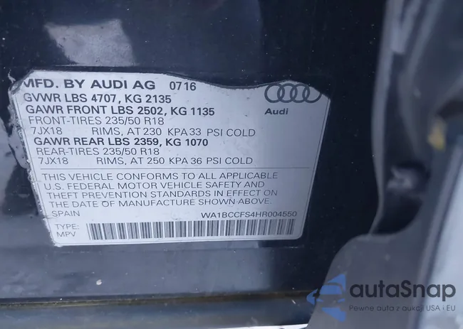 WA1BCCFS4HR004550: 44284498