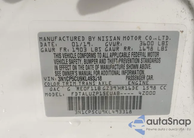 3N1CP5CU9KL493318: 44284581