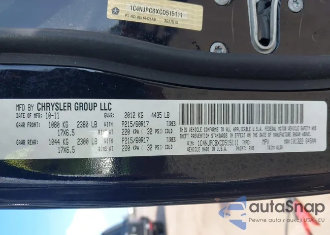 1C4NJPCBXCD515111: 44284582