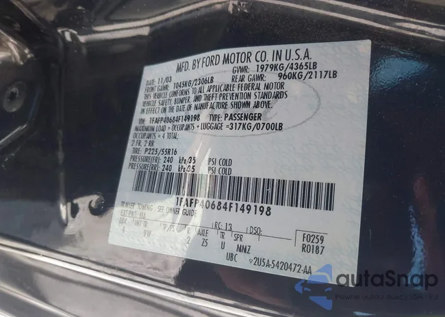 1FAFP40684F149198: 44284645