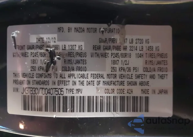 JM3TB3CV7D0407505: 44284655