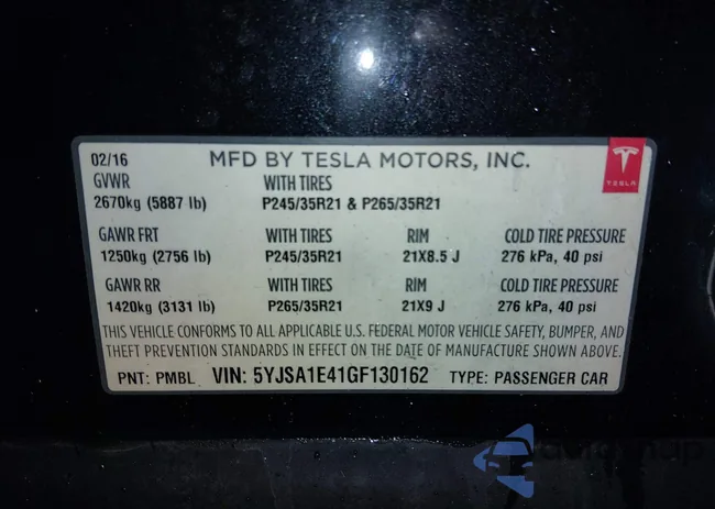 5YJSA1E41GF130162: 44283680