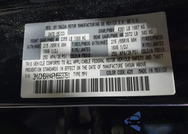 3MVDMBAM4PM553761: 44283862
