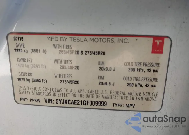 5YJXCAE21GF009999: 44283971