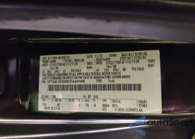 1FTNE1EW8EDA24198: 44283984