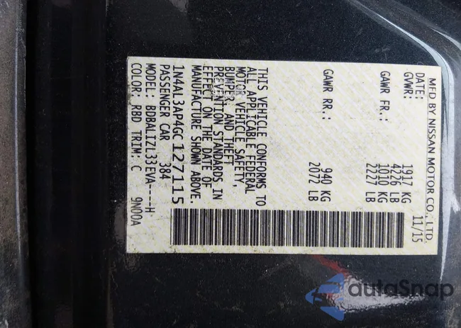 1N4AL3AP4GC127115: 44284009