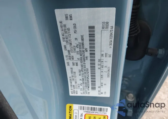 1FMEE5DP3PLC12701: 44284031